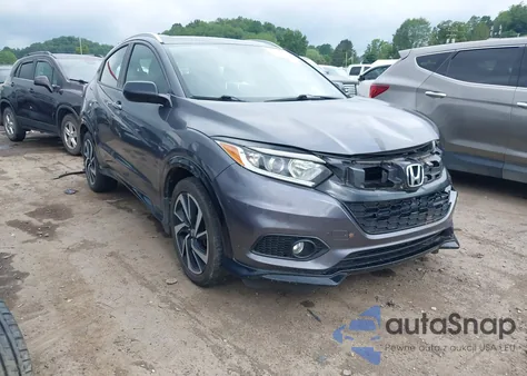 2019 Honda Hr-V Sport из США, поврежденный, VIN 3CZRU6H11KG702929